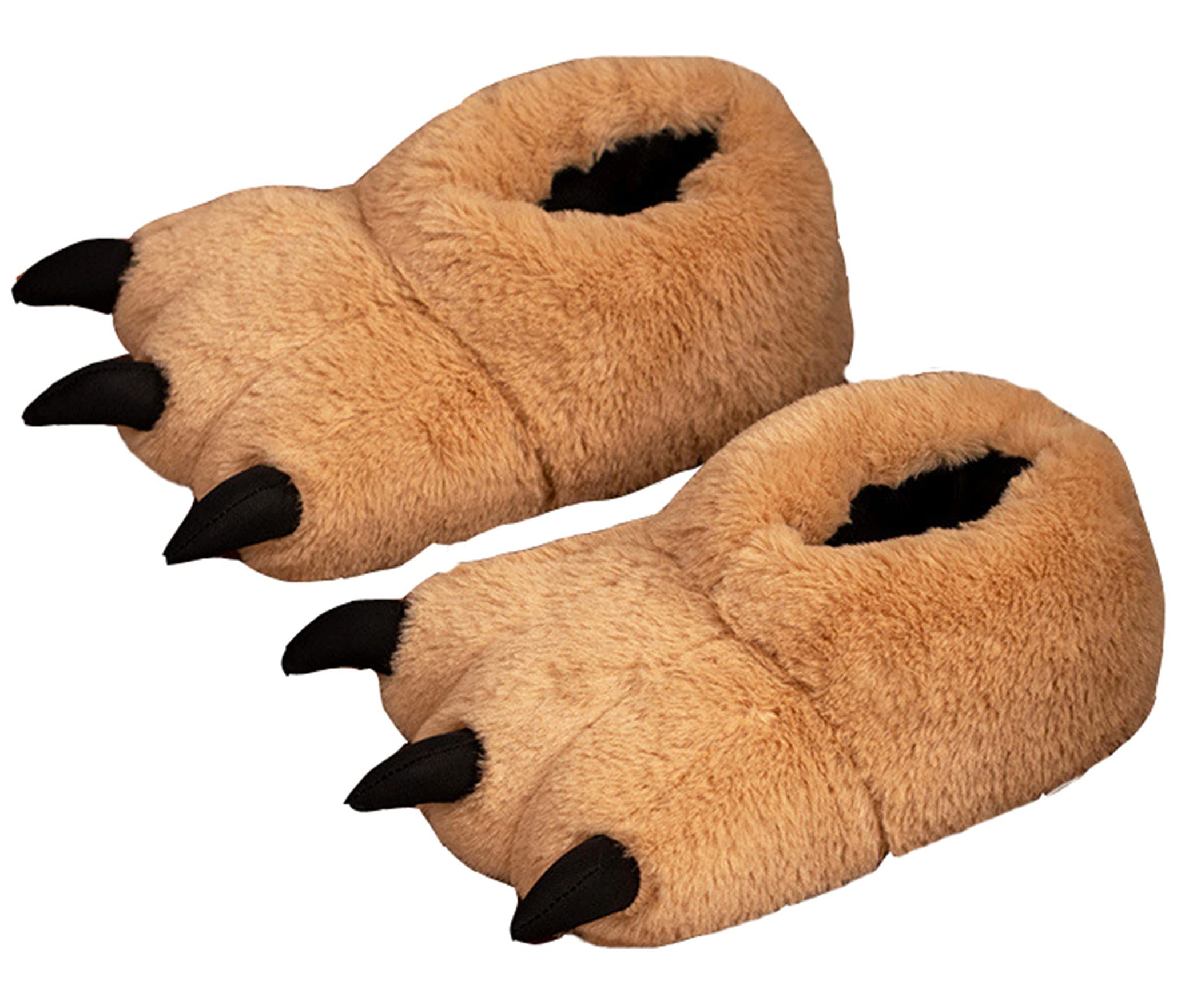 YILANLAN Women's Fuzzy Winter Slippers - Cozy Faux Fur Indoor House Shoes with Animal Paw Design for Home, Lounge & Gift Giving