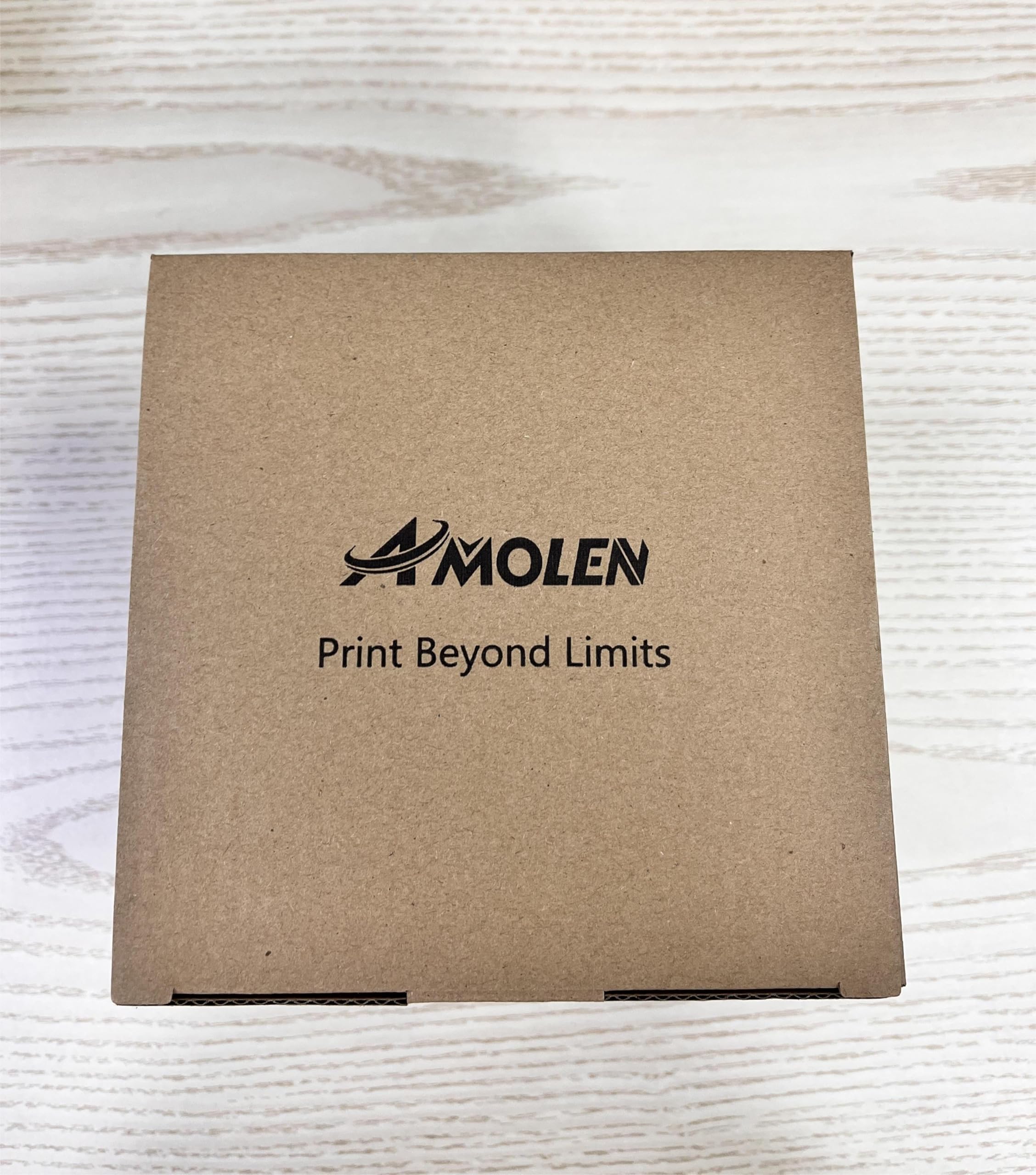 AMOLEN 3D Printer Wood PLA Filament Bundle - 1.75mm, 200g x 4 Spools (Walnut, Cherry, Bamboo, Ebony) for Creative 3D Printing Projects, Home Decor & DIY Crafts