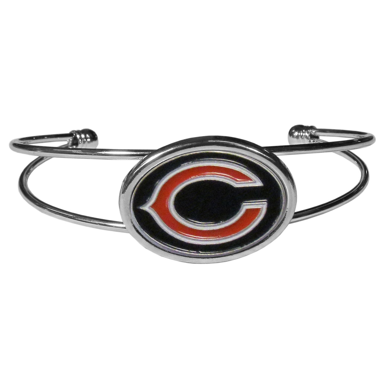 Siskiyou NFL Women's Cuff Bracelet - Stylish Football Jewelry for Game Day, Sports Fans & NFL Supporters - Perfect for Football Parties, Tailgating & Showing Team Spirit