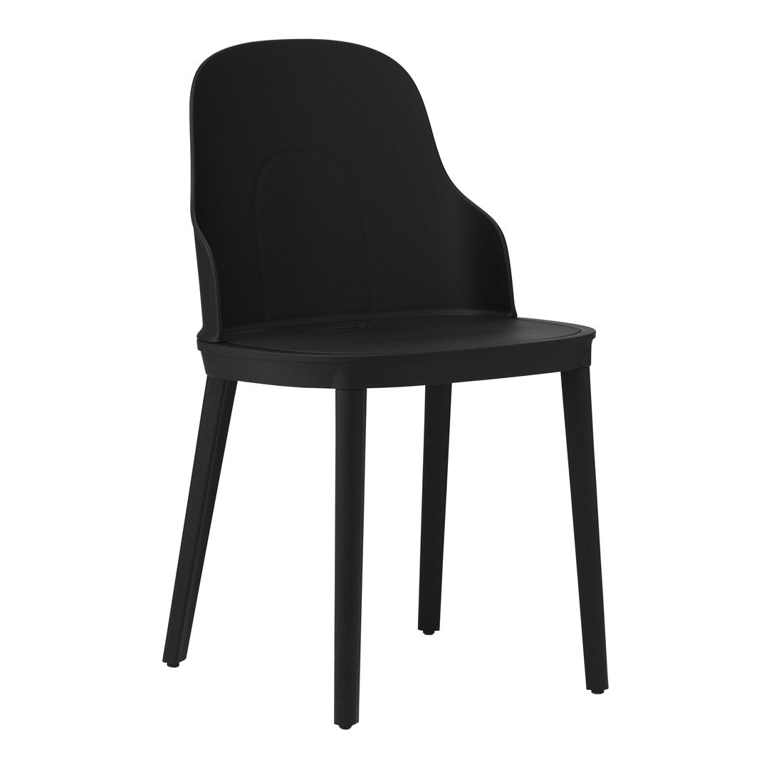 Allez Outdoor Dining Chair - Weather-Resistant Patio Chairs for Backyard, Garden & Poolside - Comfortable Stackable Outdoor Furniture for Restaurants & Home Use