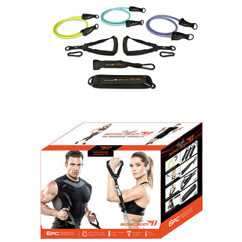 Premium Bionic Body Resistance Band Set - BBKT 090 | Heavy Duty Exercise Bands for Home Workouts, Strength Training & Physical Therapy | Ideal for Gym, Yoga & Fitness Enthusiasts