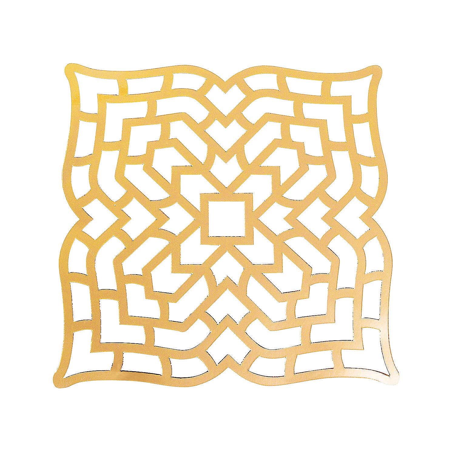 Premium Gold Foil Cardstock Placemats - 24-Piece Set for Elegant Dinner Parties, Weddings & Special Events - High-Quality Party Supplies for Table Decorations