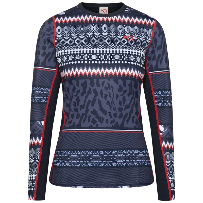 Kari Traa Women's Lilja Long Sleeve Thermal Base Layer Top - Moisture Wicking & Breathable for Skiing, Hiking & Winter Outdoor Activities 2025