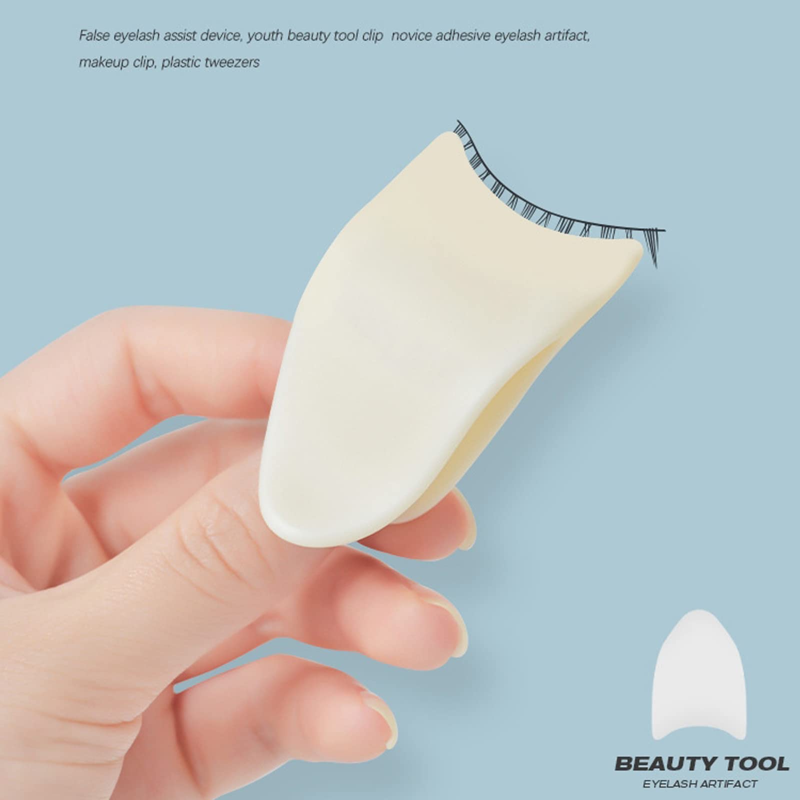 BestAlice 2 Pack False Eyelash Applicator Tool - Eyelash Tweezers & Lash Buddy for Easy Fake Eyelash Application | Perfect for Beginners & Professionals | Great for Daily Makeup, Parties & Special Events