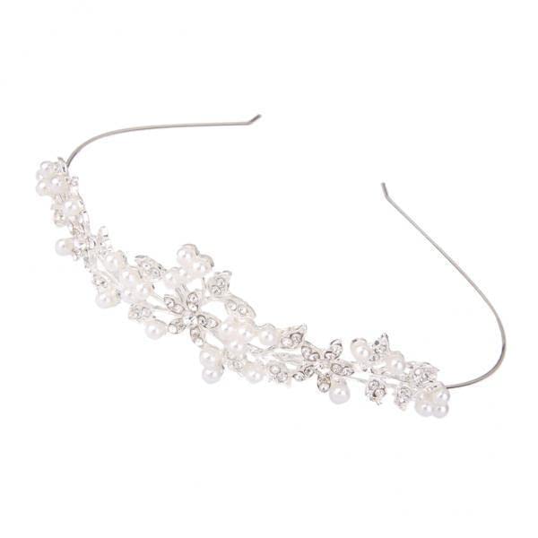 3-Pack Rhinestone & Faux Pearl Headbands for Brides, Bridesmaids & Flower Girls – Elegant Wedding Hair Accessories for Bridal Party & Special Occasions
