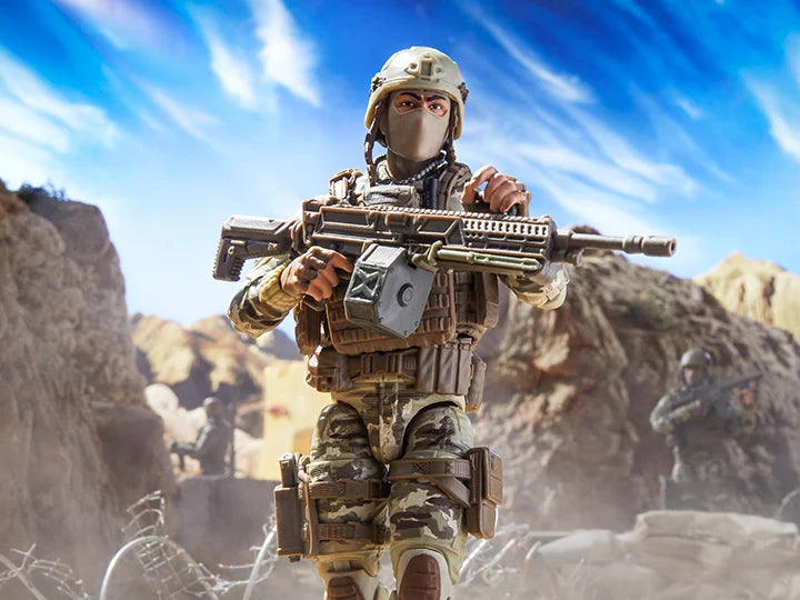 G.I. Joe 60th Anniversary Classified Series Action Figure - Infantry Soldier Collectible Toy for Adults & Kids | Military Display, Gift for Collectors, Action Play Scenes