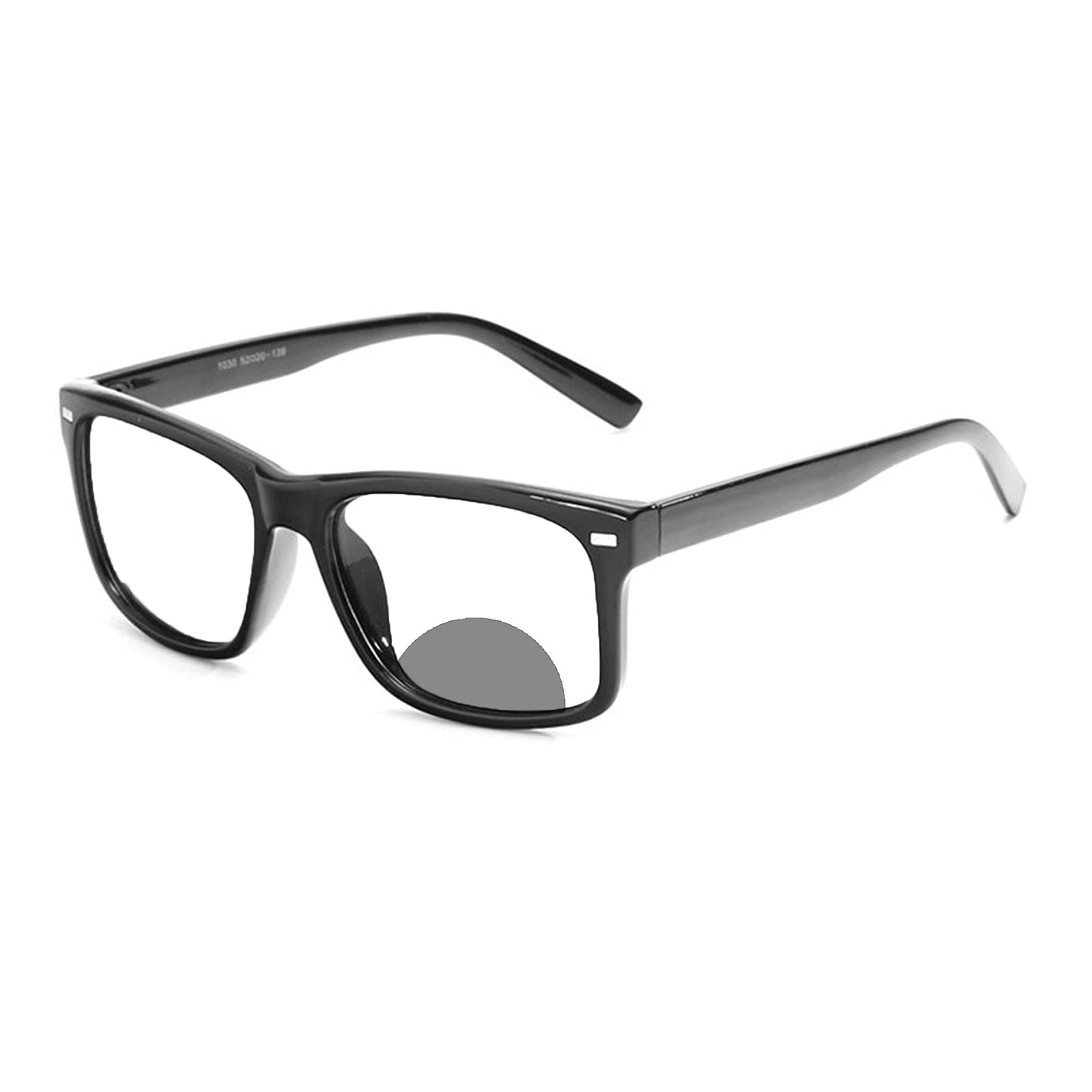 COTIA Sports Bifocal Glasses for Men - Square Photochromic Reading Glasses with Magnifier for Presbyopia - Perfect for Outdoor Activities, Reading & Driving