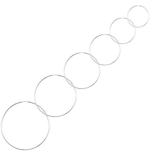 14K White Gold 1.5mm Thin Endless Hoop Earrings for Women - 8 Sizes (10mm-30mm) | Minimalist Everyday Jewelry, Wedding Gift, Anniversary Present
