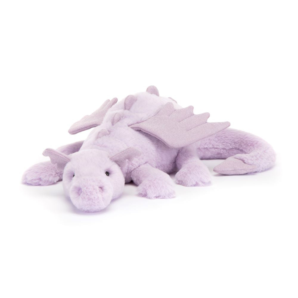 Lavender Dragon Plush Toy - Soft & Cuddly Stuffed Animal for Kids, Gifts, and Home Decor | Perfect for Bedroom, Nursery, and Stress Relief
