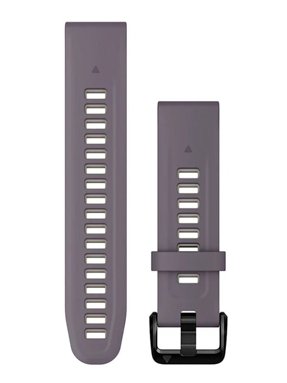 Garmin QuickFit 20 Silicone Two-Tone Watch Band - Compatible with Garmin Smartwatches - Perfect for Running, Swimming & Everyday Wear