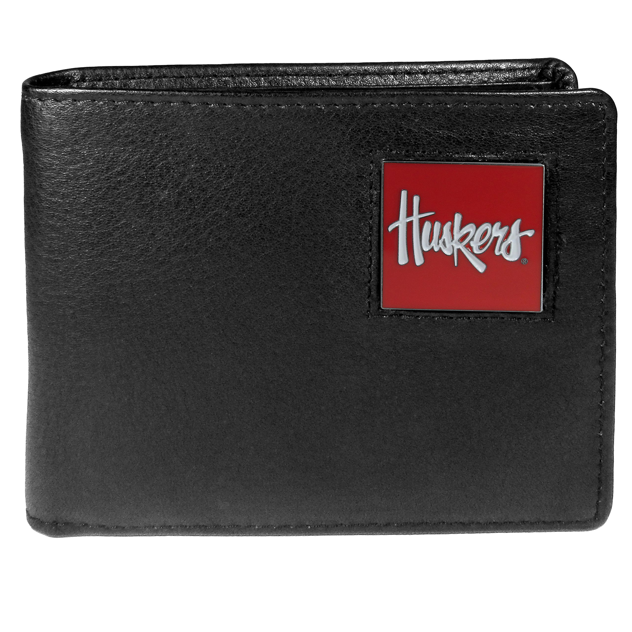 Siskiyou Sports NCAA Genuine Leather Bi-fold Wallet for Men - Perfect for College Football & Basketball Fans, Gifts, and Everyday Use