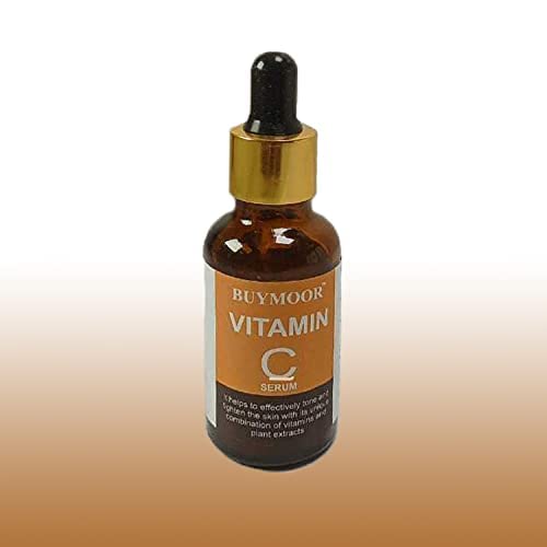GIFTMOOR Vitamin C Serum for Face - 30ml Brightening & Anti-Aging Facial Serum with Highly Stable Vitamin C for Glowing Skin - Dark Spot Corrector for Women & Men - Perfect for Daily Skincare Routine & Nighttime Use