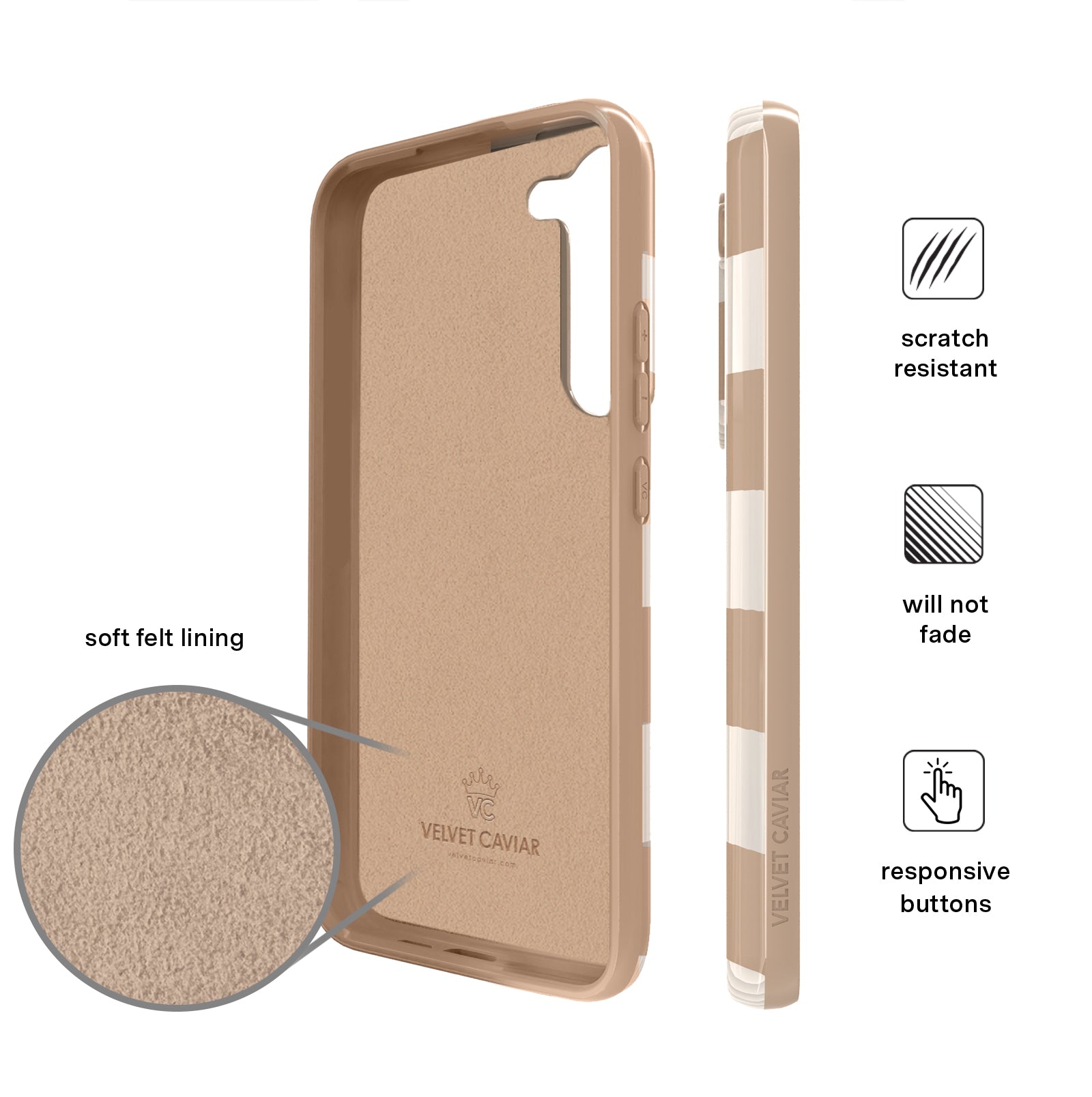 Samsung Phone Case - Nude Vibe Checker Protective Cover for Galaxy S21/S22/S23 - Slim Fit, Shockproof, Scratch Resistant - Perfect for Daily Use, Travel & Outdoor Activities