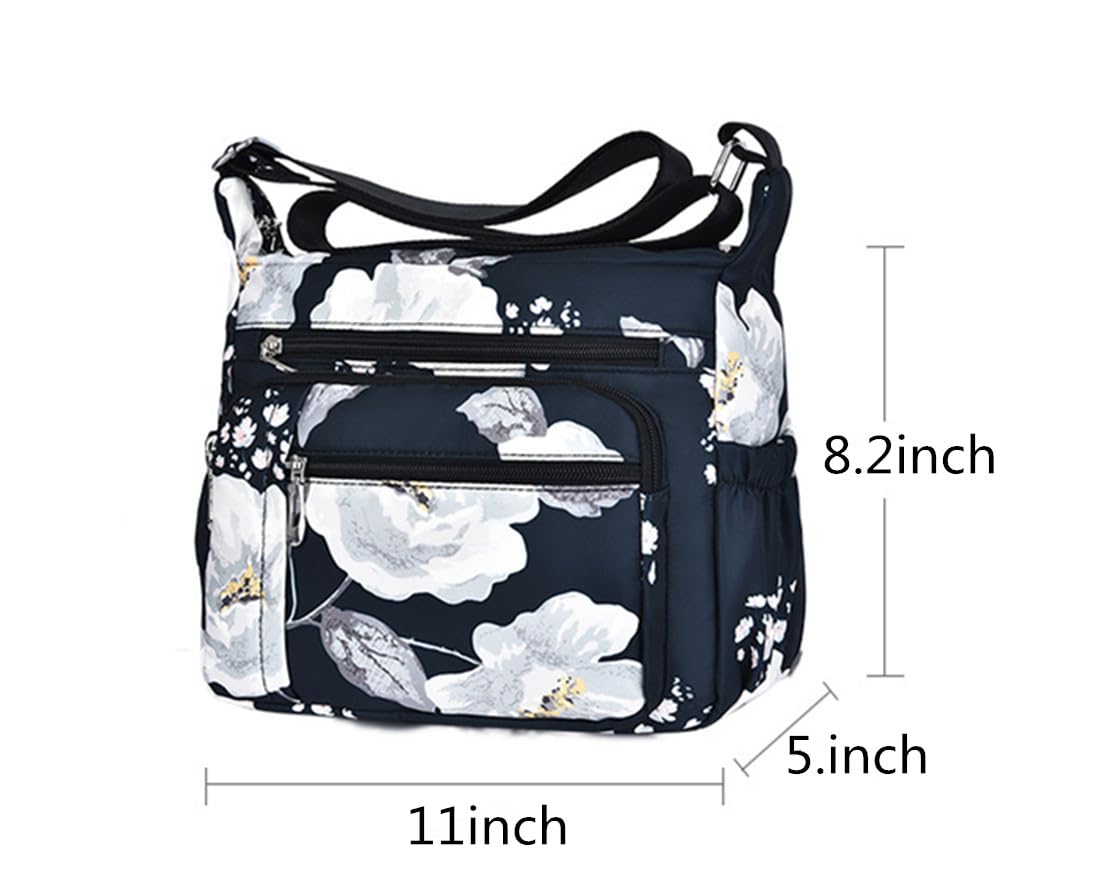 Stylish Crossbody Shoulder Bag for Women - Multi-Pocket Messenger Purse with Adjustable Strap | Perfect for Work, Travel & Everyday Use