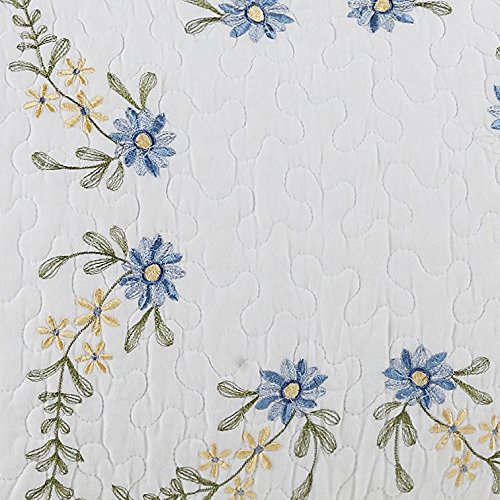 Cozy Heather Cotton Filled Bedspread & Standard Sham Set (20x26 Inch) - Perfect for Bedroom Comfort & Relaxation