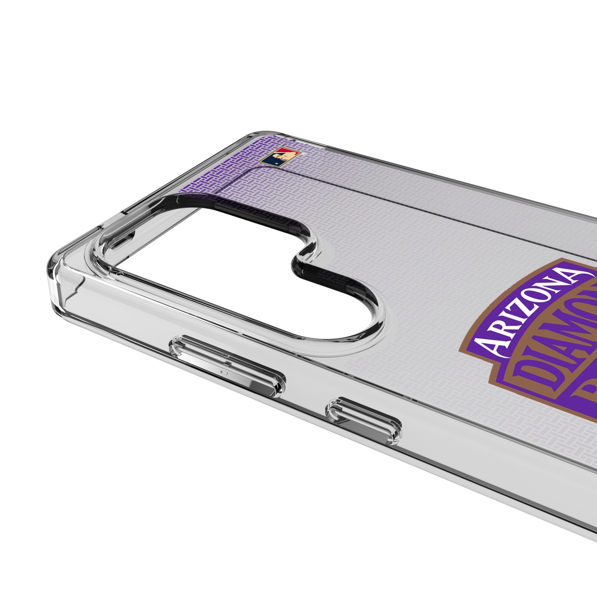 Arizona Diamondbacks 1999-2006 Cooperstown Collection Linen Clear Phone Case for Samsung Galaxy - Perfect for Baseball Fans & Game Day Protection