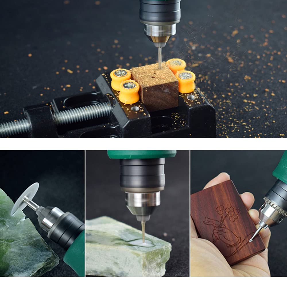 260W Electric Rotary Tool Kit - Multi-Function Grinder, Carver & Polisher with Stepless Variable Speed (31000 RPM) | Lightweight Power Die for DIY, Woodworking, Metal Engraving & Craft Projects