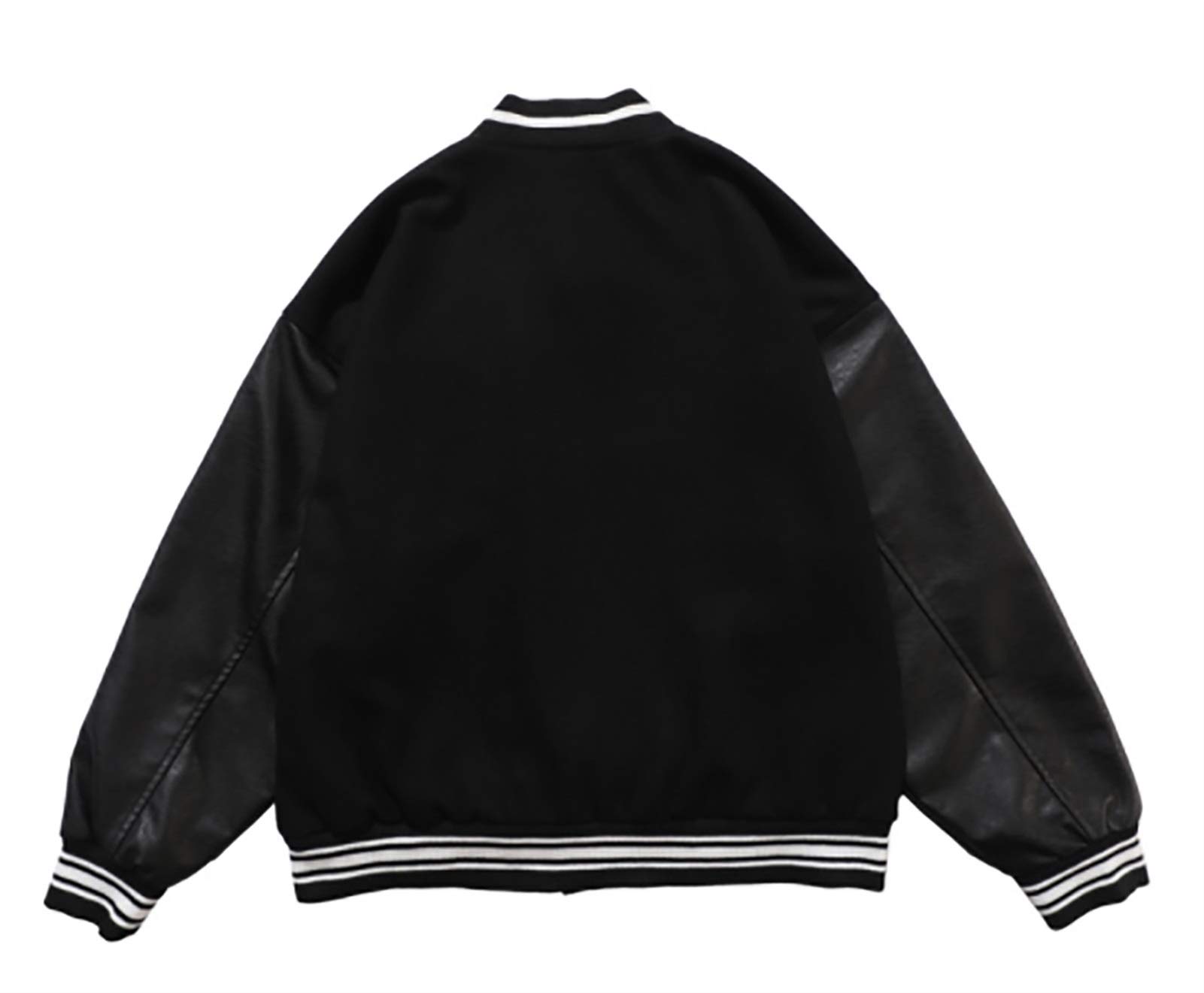 Unisex Baseball Jacket for Women & Men - Stylish Varsity College Sweatshirt Jacket for Casual Wear, Sports & Outdoor Activities