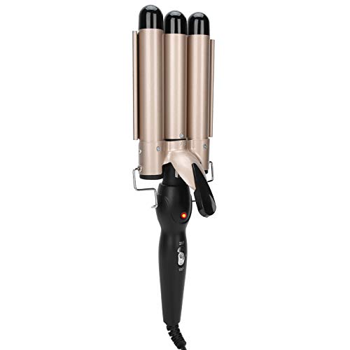 Professional Ceramic Curling Iron Wand - Adjustable 180-210°C Temperature, Dual Voltage 110V-240V (70-130W) for Salon-Quality Hair Styling - Perfect for Home Use, Travel & Professional Salons