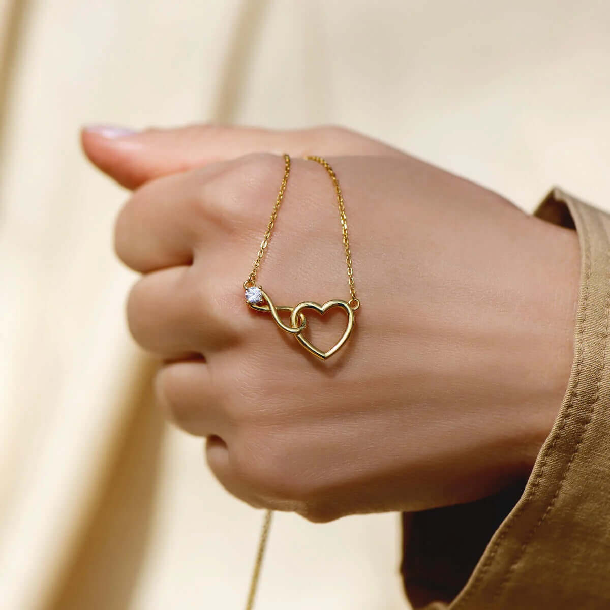 Infinity Heart Pendant Necklace for Women - Sterling Silver Mother's Day Gift Jewelry | Romantic Anniversary Present, Birthday Keepsake | Perfect for Weddings, Date Nights & Special Occasions