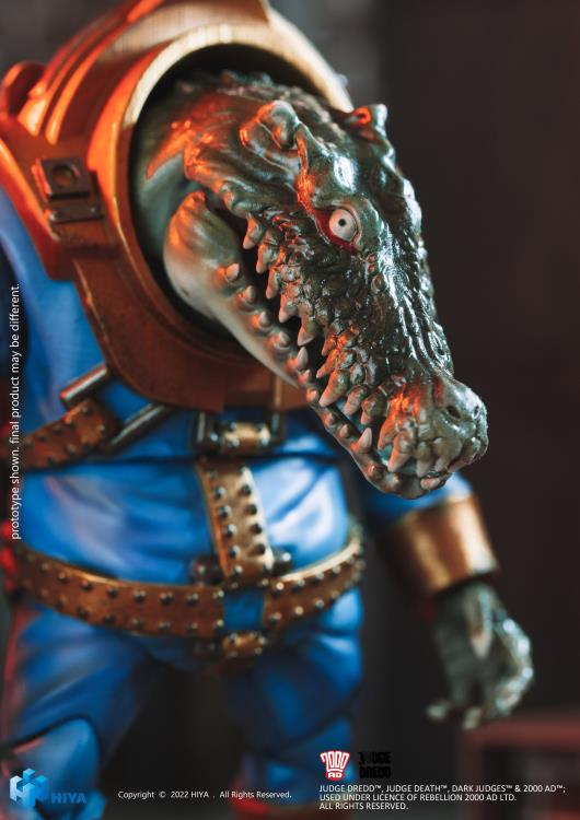 1/18 HIYA 4inch Action Figure - Exquisite Mini Series Judge Dredd Klegg Mercenary Collectible Toy for Display & Play | Perfect for Comic Fans & Collectors
