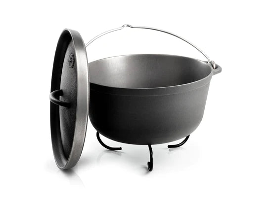 Premium Enameled Cast Iron Dutch Oven - 6 Quart Round Casserole Pot with Lid, Oven Safe to 500°F - Perfect for Braising, Baking, Soups & Stews - Ideal for Camping, Family Dinners & Holiday Cooking