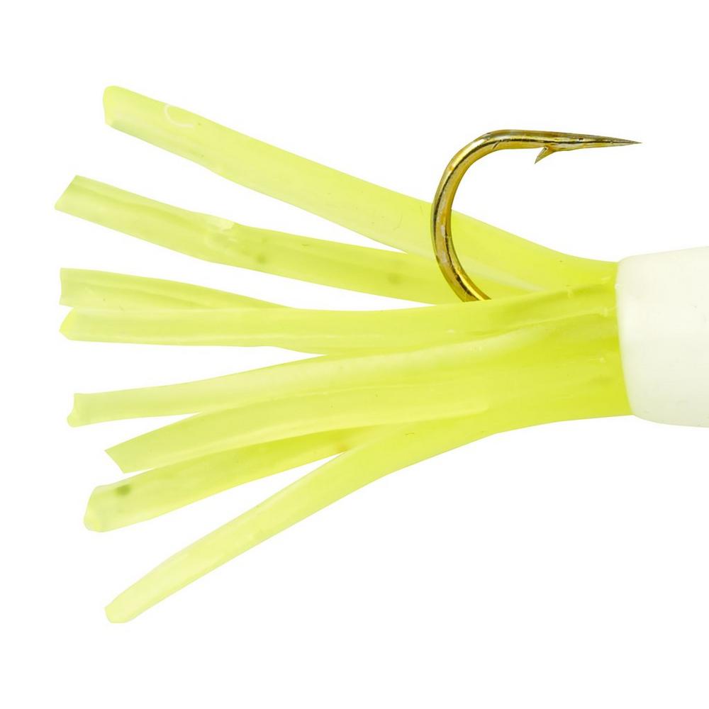 Berkley PowerBait Pre Rigged Atomic Tubes Fishing Lures - 5 Pack for Bass, Trout & Panfish - Perfect for Freshwater & Saltwater Fishing