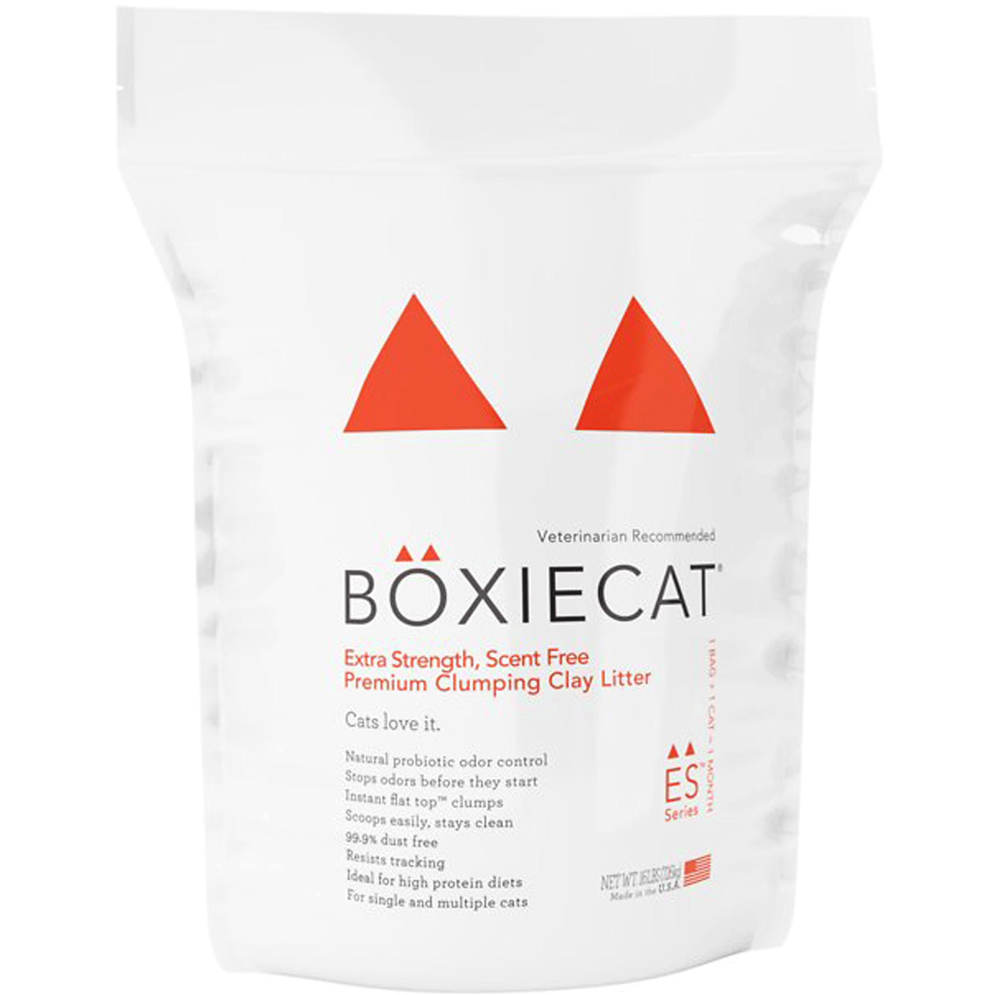 Boxiecat Extra Strength Clumping Cat Litter - Premium Odor Control for Multi-Cat Homes | Ideal for Large Litter Boxes & Long-Haired Cats