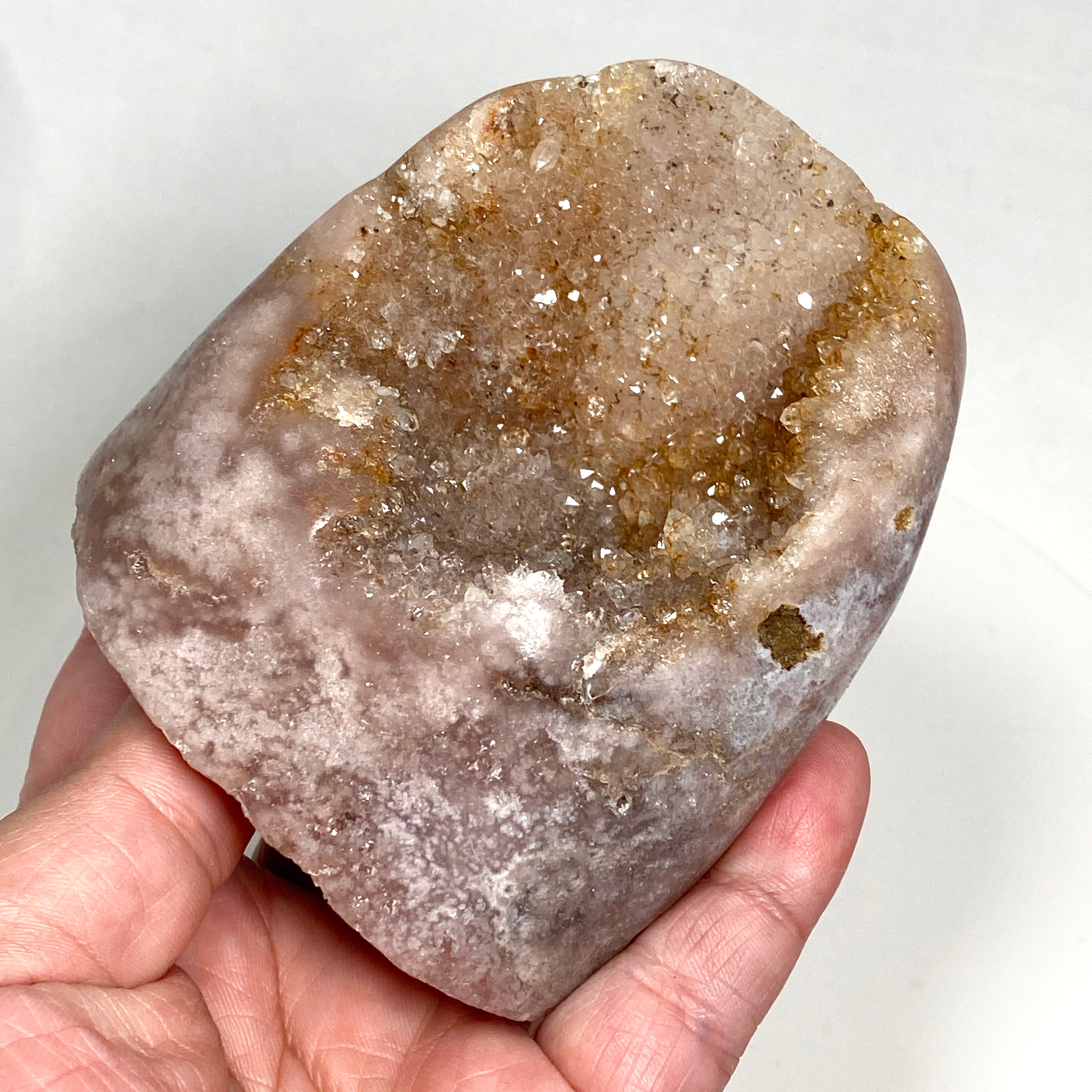 Natural Pink Amethyst Freeform Stone - Healing Crystal for Meditation, Yoga & Home Decor - PAF 04 Gemstone Specimen