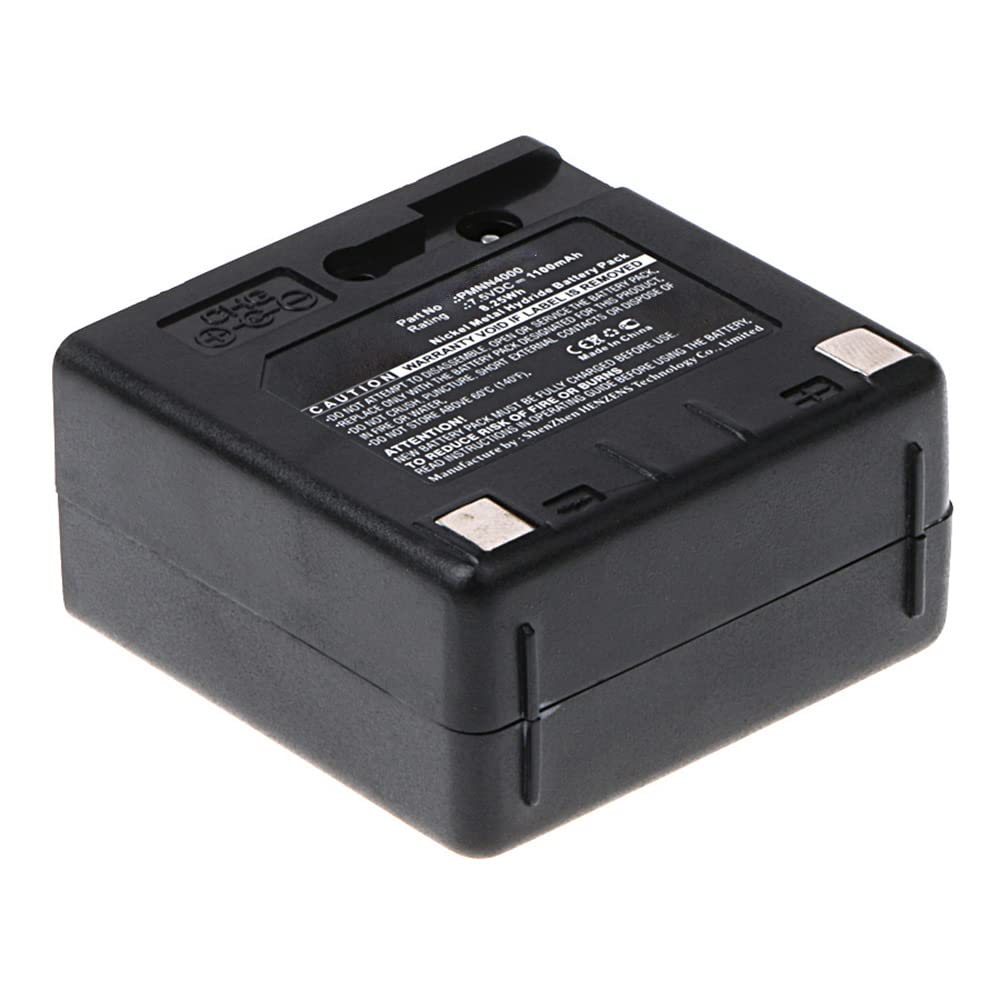 Synergy Digital 2-Way Radio Battery for Motorola PMMN4013 - 7.5V 1100mAh Ni-MH High Capacity Replacement Battery - Perfect for Construction, Security & Outdoor Communication