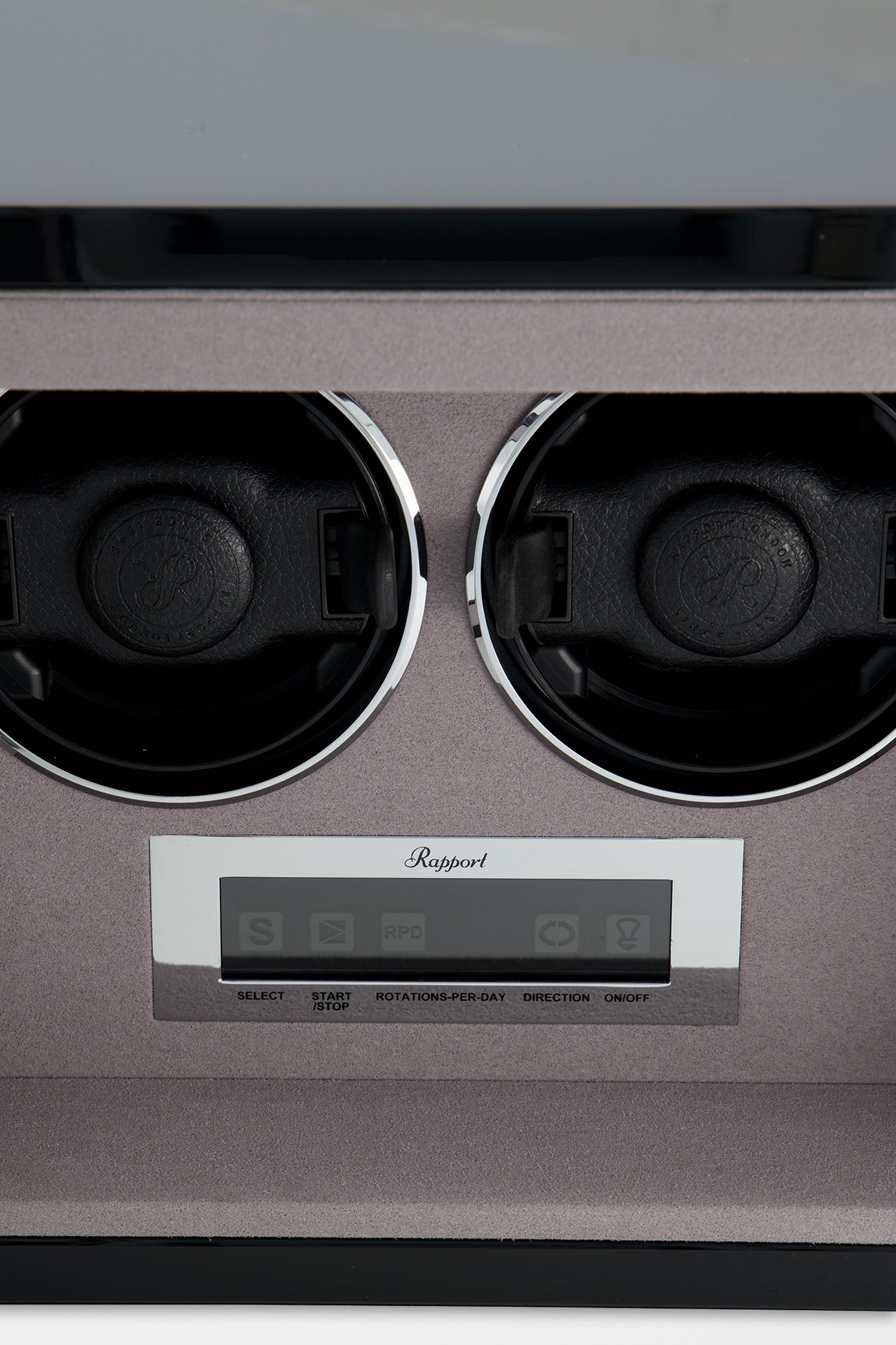 Premium Black Formula Duo Watch Winder - Automatic Watch Storage & Display Case - Perfect for Luxury Watch Collections & Travel Accessories