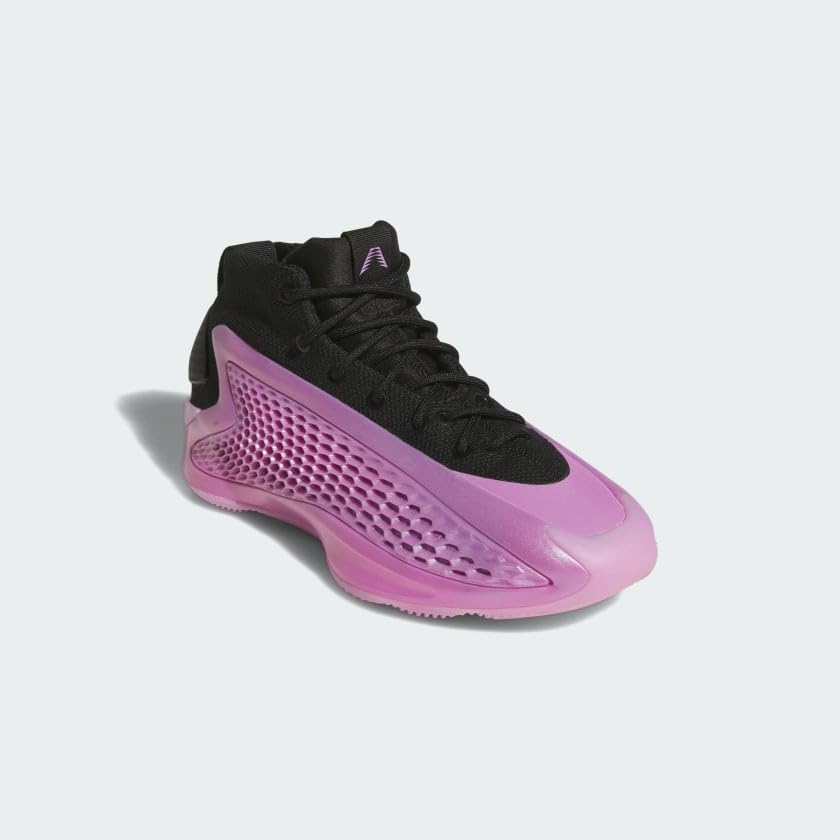 Anthony Edwards 1 Pure Ruby Mid Basketball Shoes for Kids - High Performance Basketball Sneakers for Youth - Perfect for Court Play, Training & Casual Wear