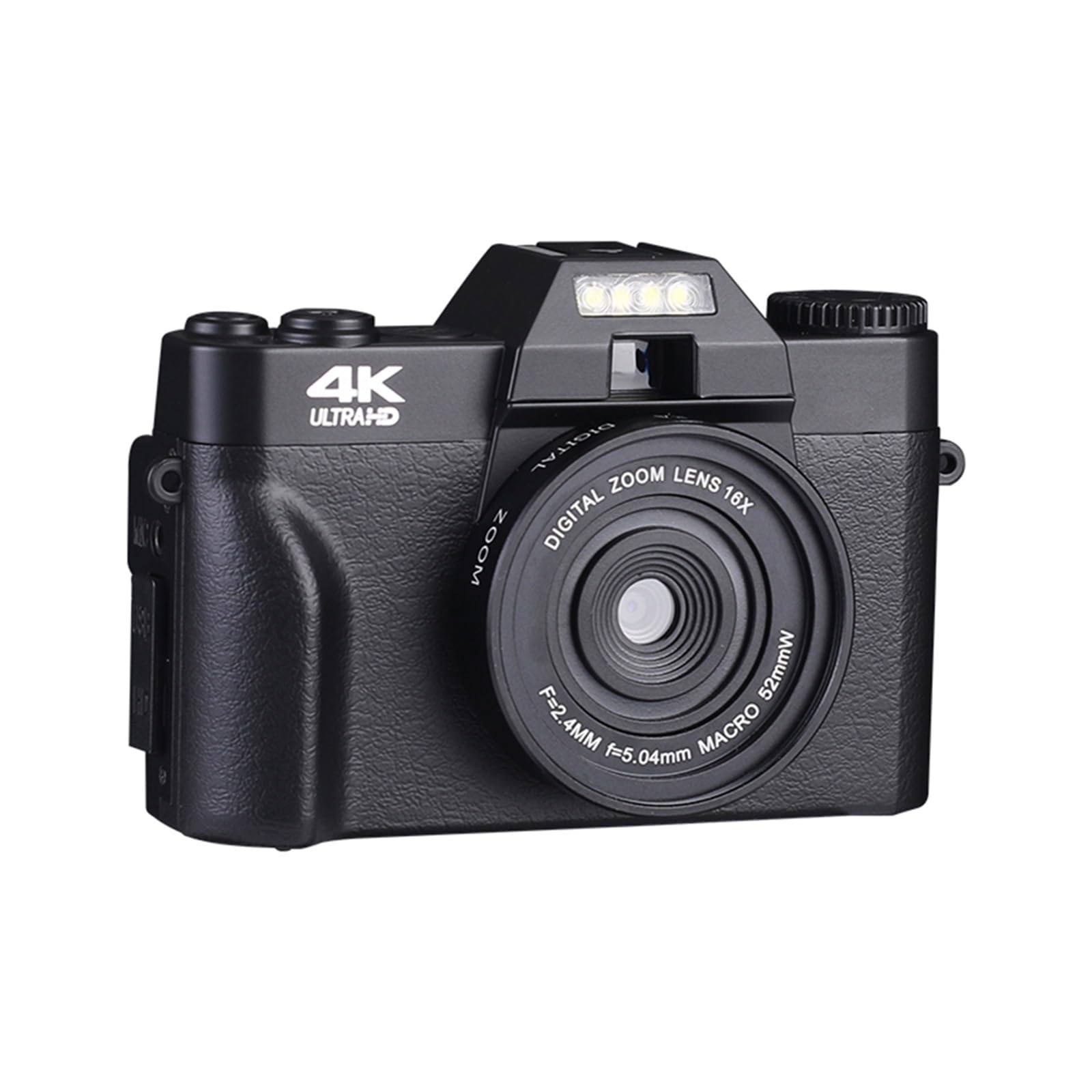 48MP Wide Angle Macro Lens for Smartphone - 16X Zoom Auto Focus Webcam & Digital Camera for Selfie, Vlogging, Photography (Includes 128GB SD Card) - Perfect for YouTube, TikTok, Instagram & Live Streaming