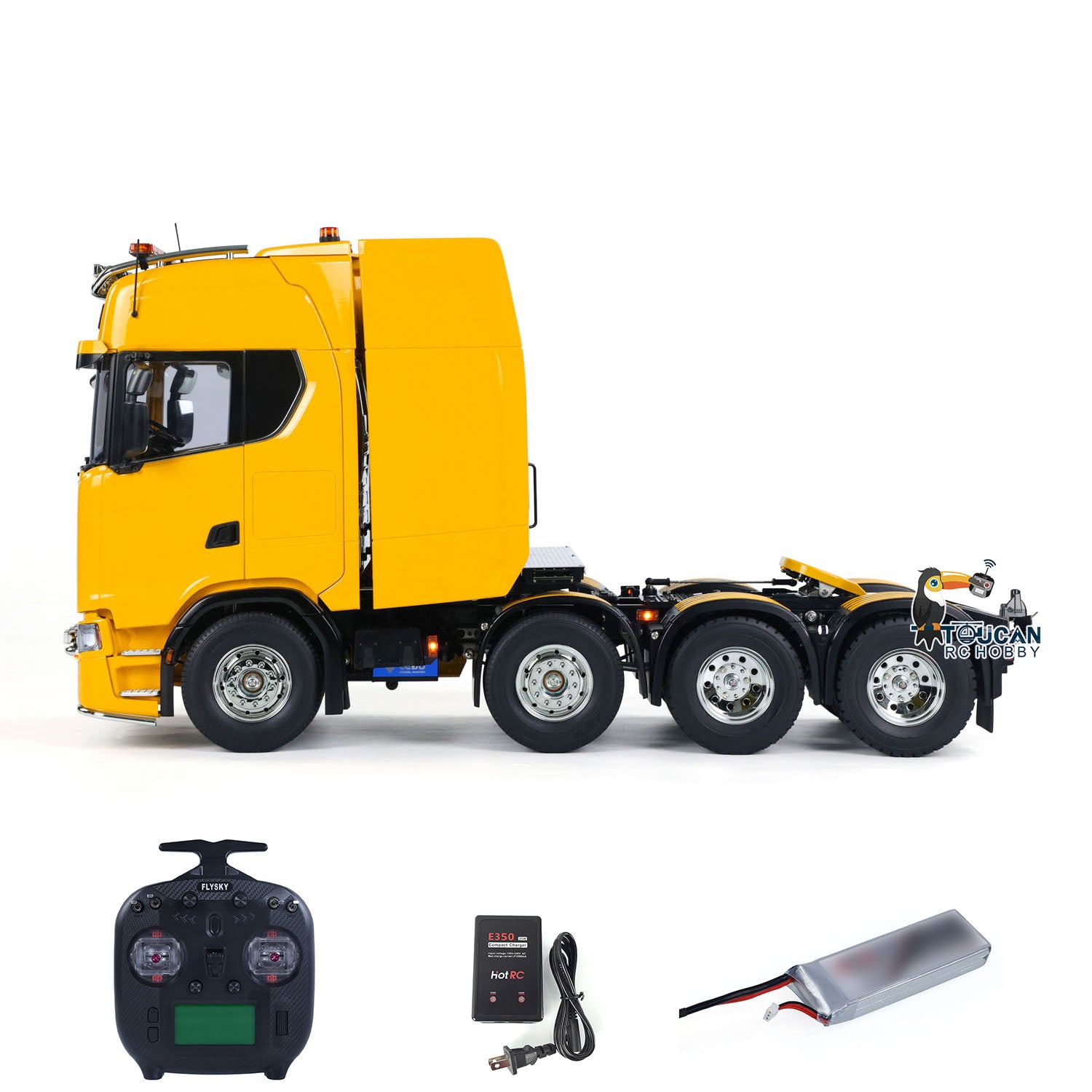 TAMIYA 56371 1/14 Scale 8X4 770S RC Tractor Truck - Remote Control Model with Lights & Sound - Perfect for Hobbyists & Collectors - Great for RC Racing, Display & Gifts