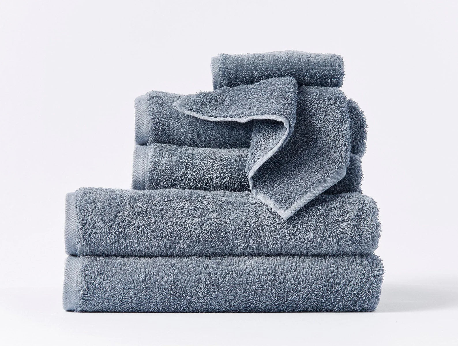 Organic Cotton Cloud Loom Bath Towels & Bath Mat Set - Ultra Soft, Absorbent & Eco-Friendly for Spa, Bathroom & Luxury Home Decor