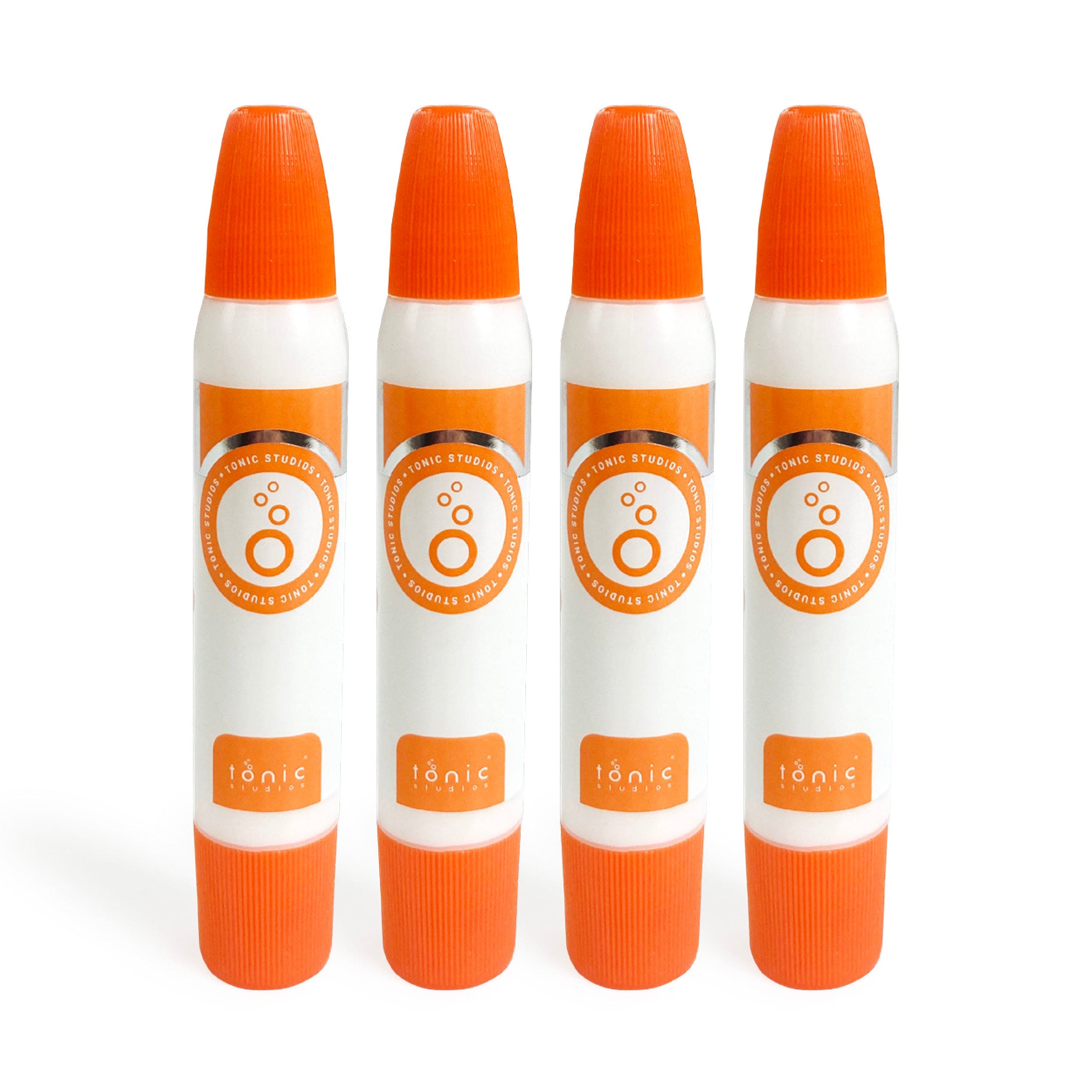 4-Pack Double Ended Glue Pens - 29.5ml (1 fl.oz) for Scrapbooking, DIY Crafts, School Projects & Home Repairs - Strong Adhesive for Paper, Fabric & Light Materials