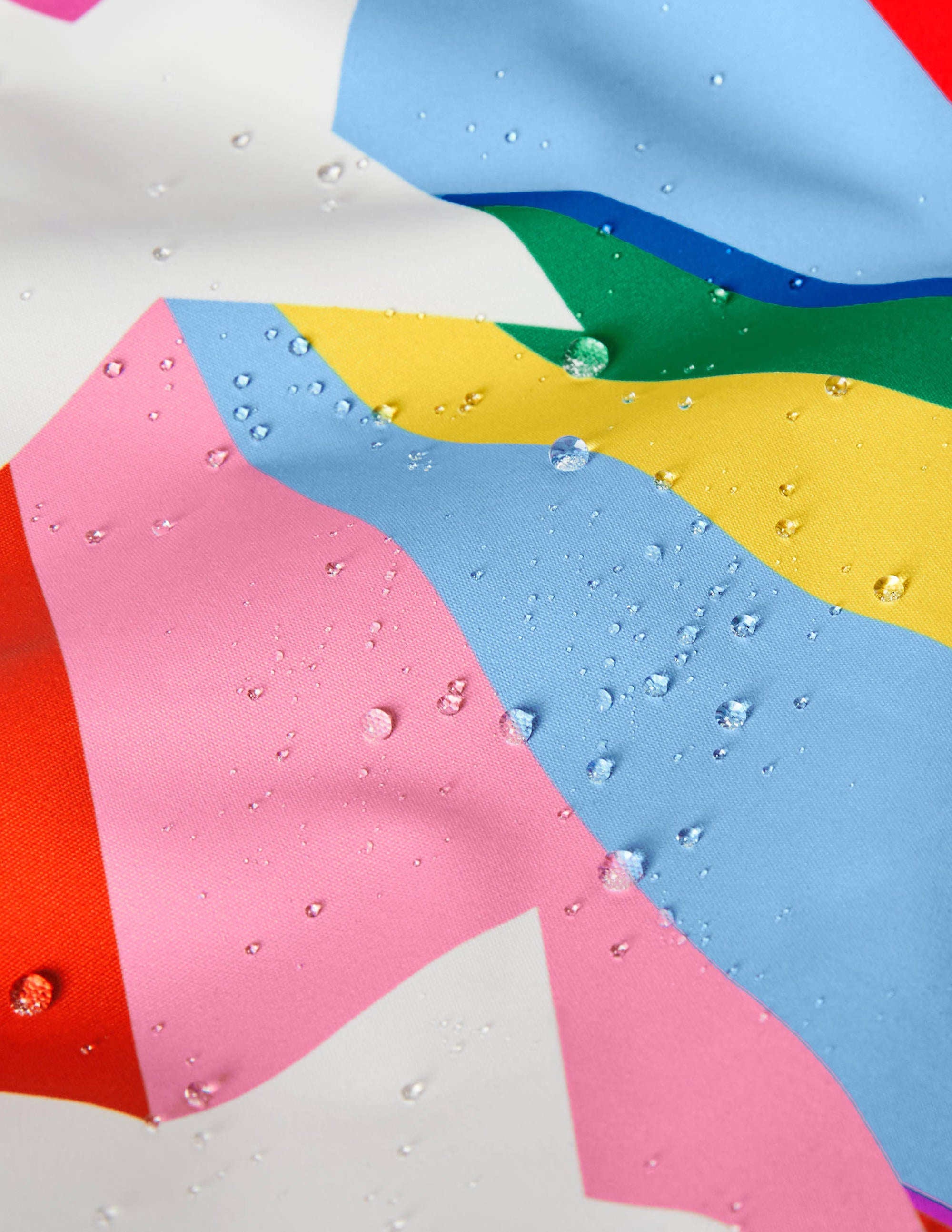 Waterproof All-Weather Jacket for Surfing - Blue Rainbow Star Design | Perfect for Outdoor Activities, Beach & Water Sports