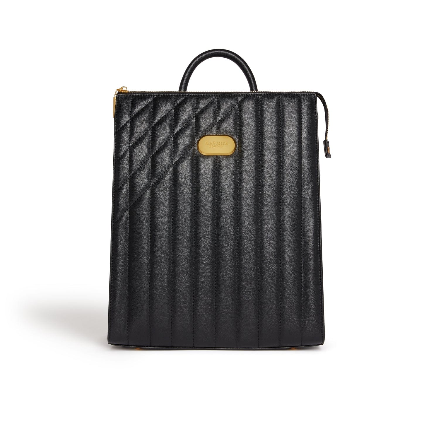 Danai Vegan Leather Backpack for Women & Men - Stylish Black PU Leather Laptop Backpack - Perfect for Work, Travel & School