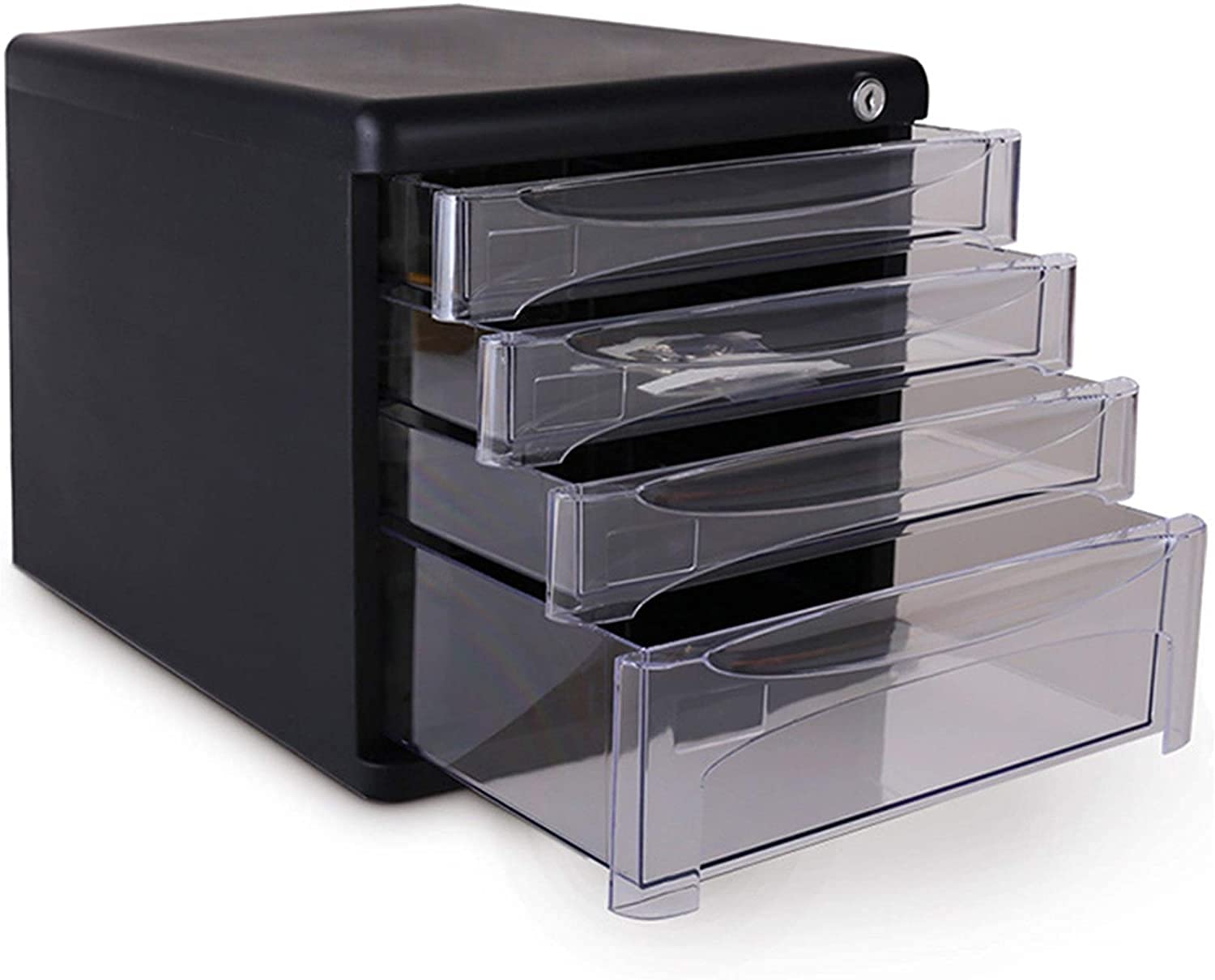 Kejing Lockable Desk Organizer Set - Stylish Storage & Office Accessories for Desk Organization, Home Office & Workspace - Perfect for Papers, Pens & Supplies (Ideal for Home, Office & Study Rooms)