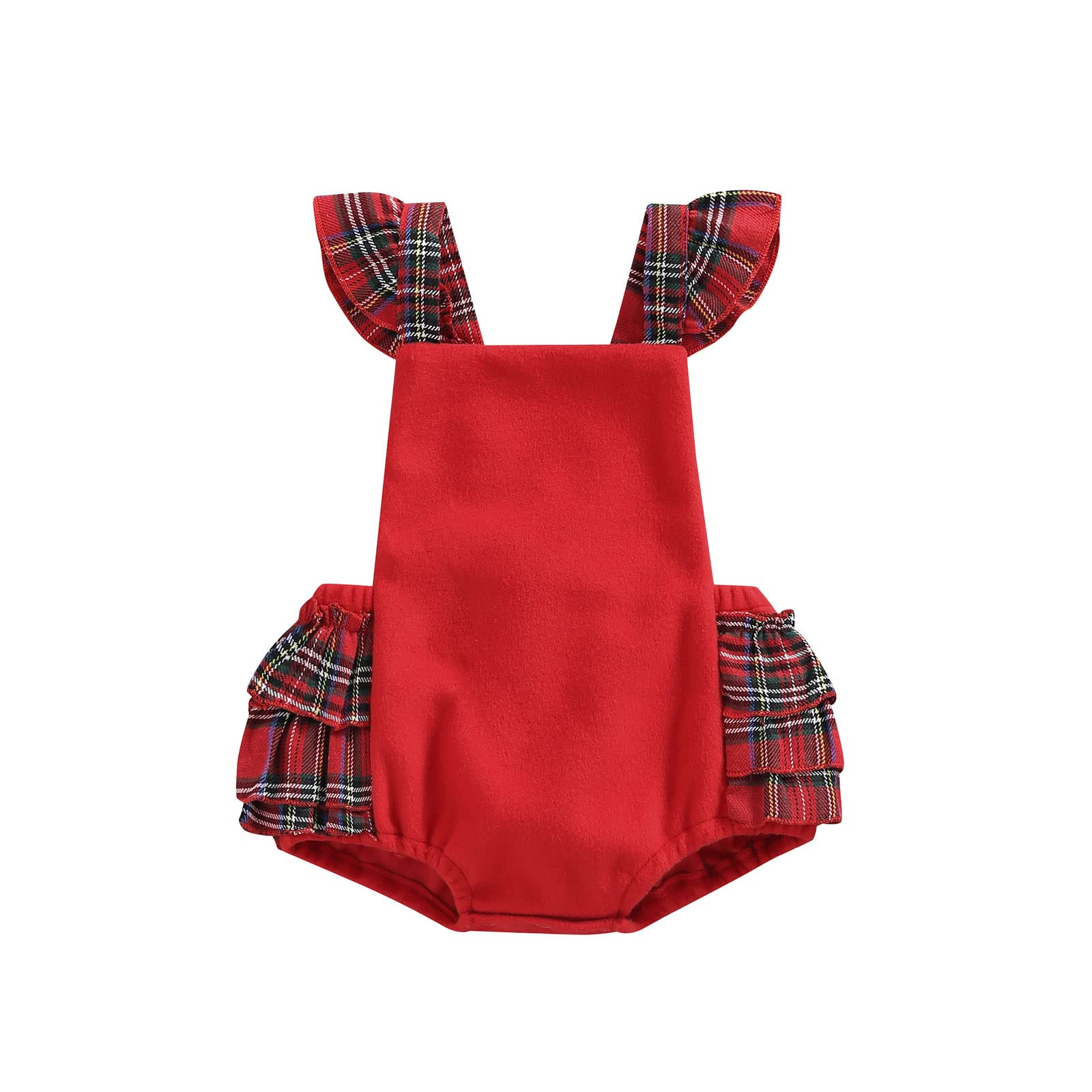 Newborn Baby Girls Watermelon Print Ruffle Bodysuit & Headband Romper Set - Cute Summer Outfit for Photoshoots, Beach Trips & Birthday Parties