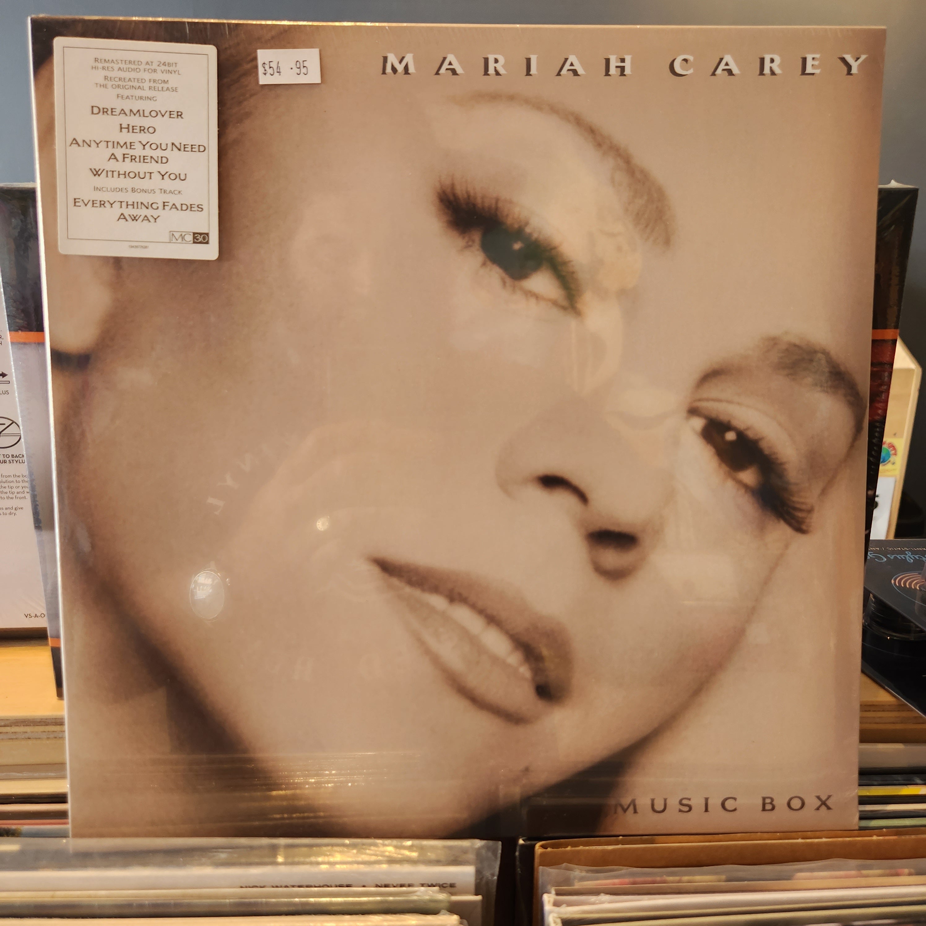 Mariah Carey Music Box Vinyl LP Record - Limited Edition Collectible for Music Lovers, Perfect for Home Listening & Gift Giving