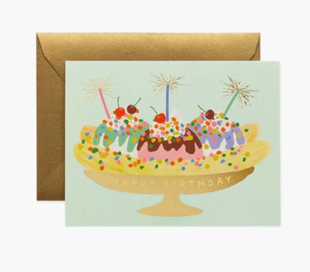 Banana Split Birthday Party Supplies - Fun & Colorful Dessert-Themed Decorations for Kids' Birthday Celebrations