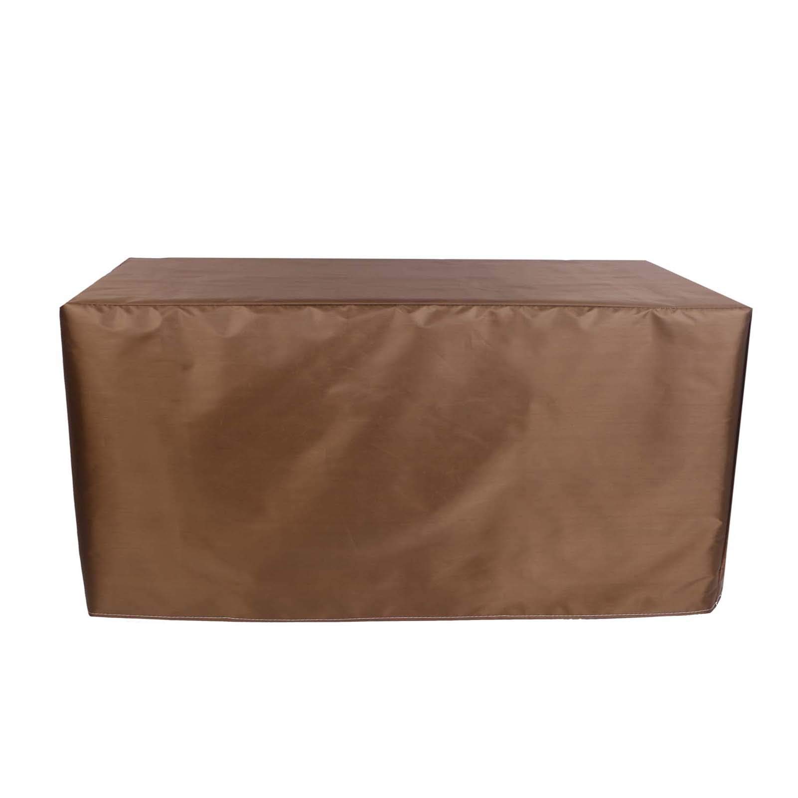 124x63x29 Inch Waterproof Garden Furniture Covers - Outdoor Patio Furniture Protector for Rattan Cube Set, 420D Oxford Fabric with UV Protection - Perfect for Backyard, Deck, and Poolside Use