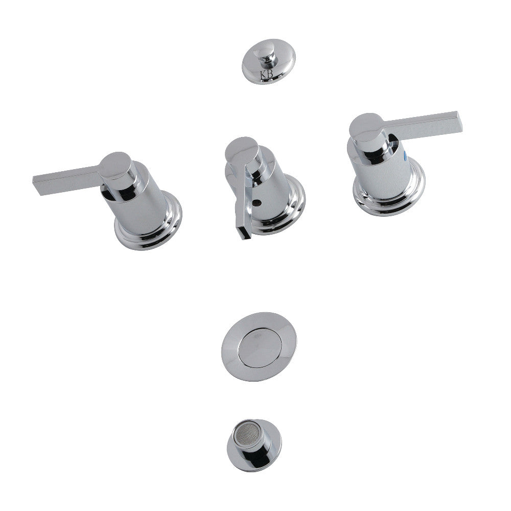 Kingston Brass KB6322NDL NuvoFusion Bidet Faucet - Modern Bathroom Fixture for Enhanced Hygiene & Comfort | Perfect for Toilet Upgrades & Luxury Bathrooms