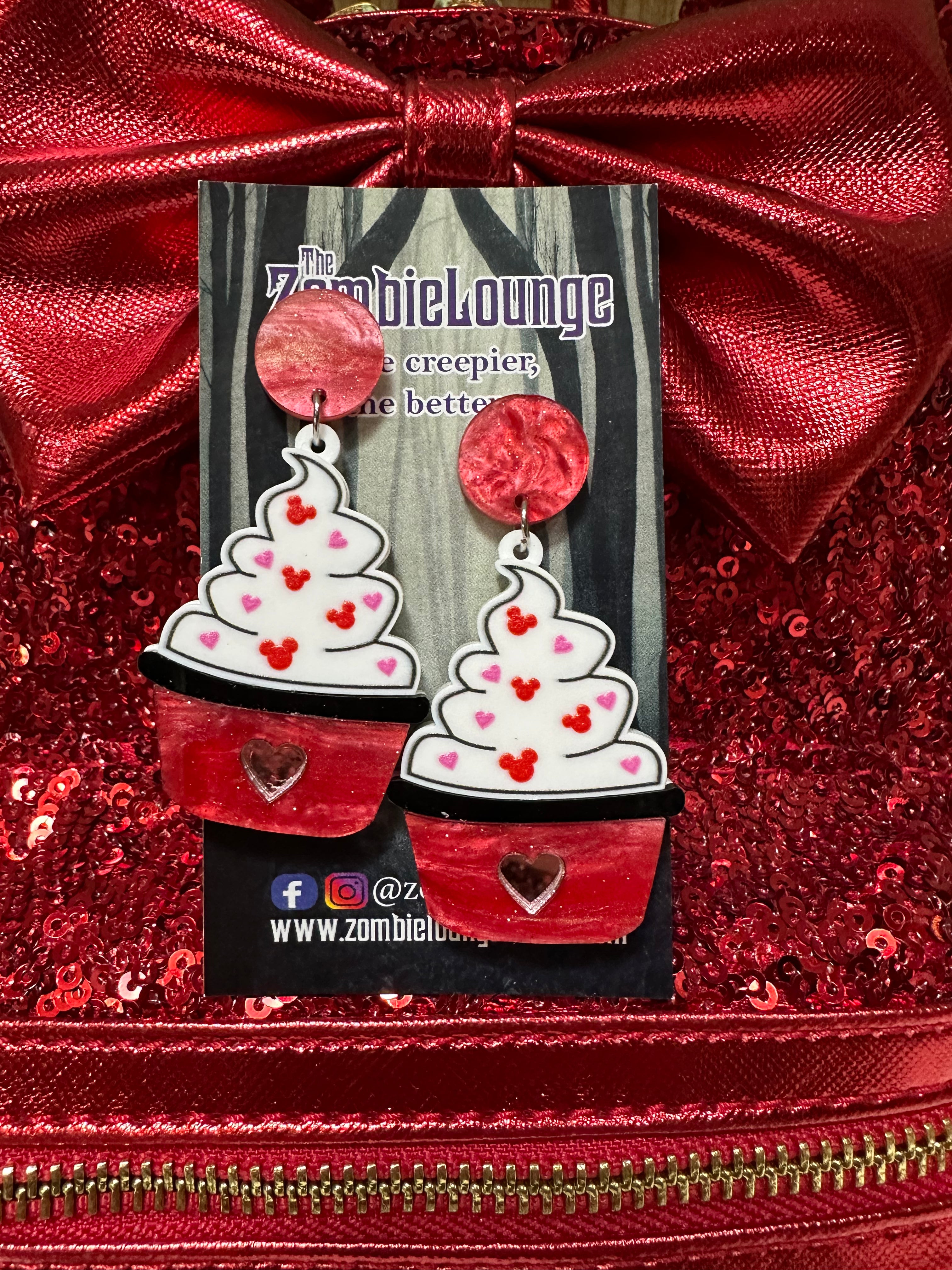 Valentine's Day Dole Whip Pineapple Earrings - Cute Tropical Jewelry for Women - Perfect for Valentine's Gifts, Beach Vacations & Summer Parties