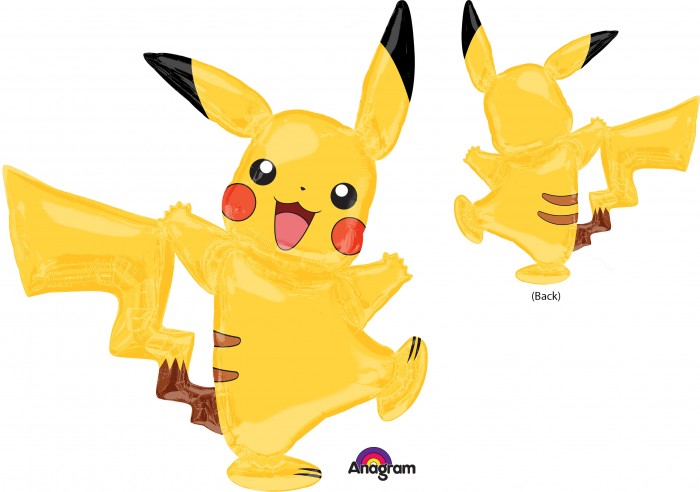 AirWalker Pikachu Inflatable Costume - Official Pokemon Halloween Cosplay Outfit for Adults & Kids - Perfect for Parties, Comic Con & Themed Events
