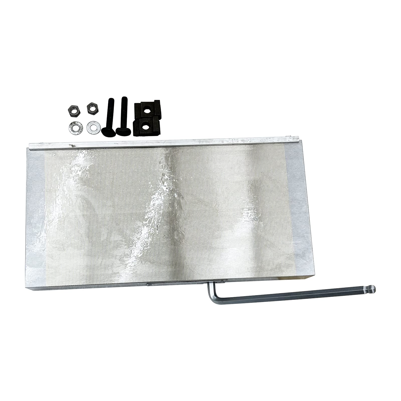 INTBUYING 8x16 Inch Permanent Magnetic Chuck - Fine Pole Rectangular Workholding with 100-120N/cm² Powerful Sealed Magnet for Grinding, Milling & Machining | Perfect for Metalworking, CNC Operations & Precision Engineering