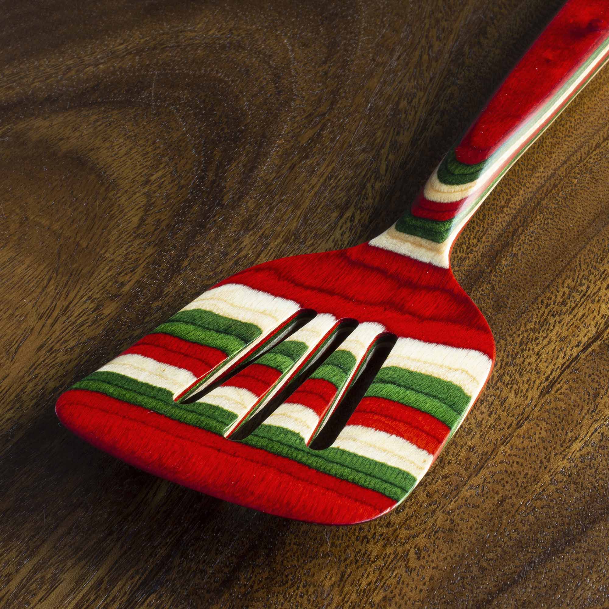 Baltique® North Pole Collection Slotted Spatula - 12.5 Inch Non-Stick Turner for Baking, Cooking & Serving - Perfect for Pancakes, Cookies & Grilling