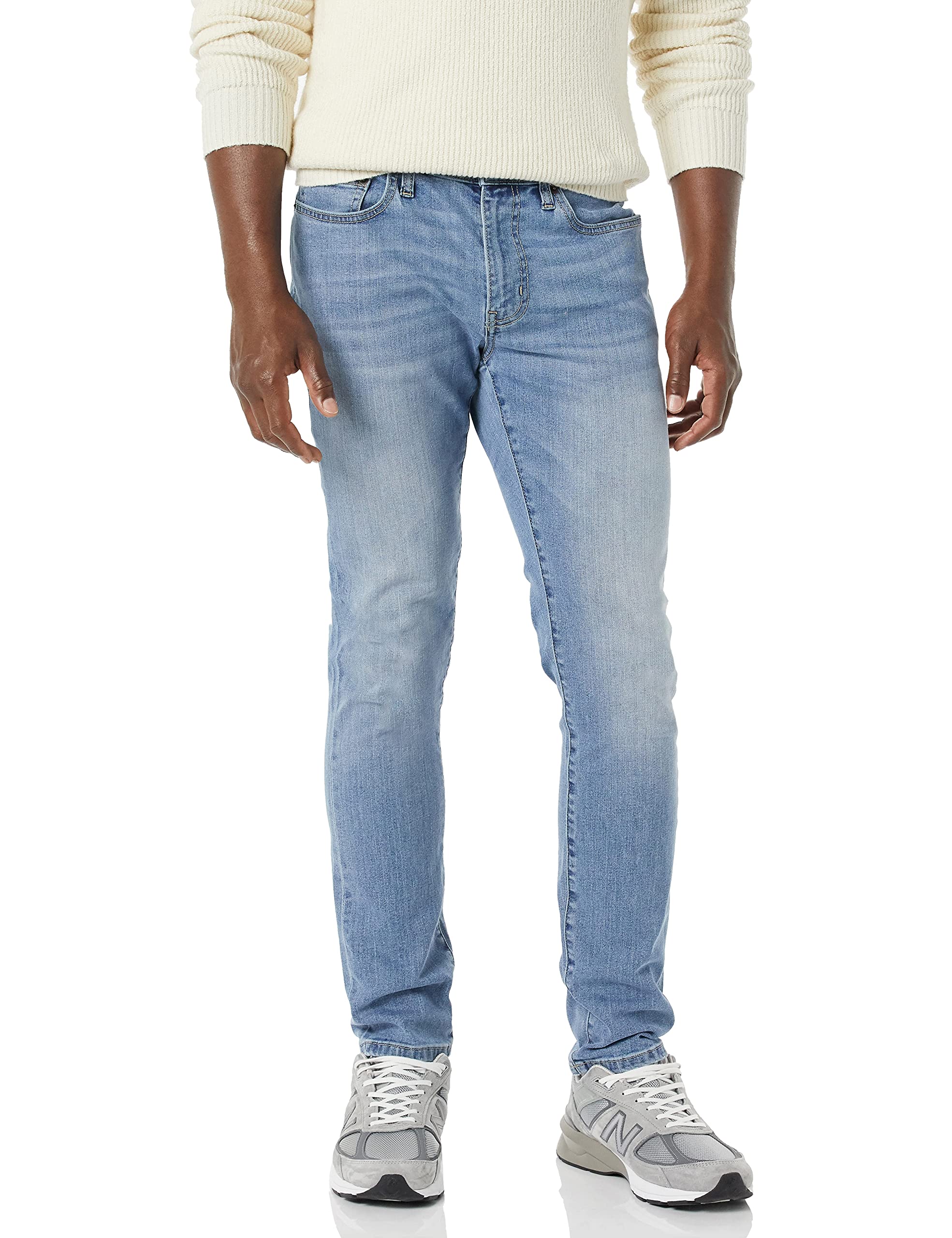Amazon Essentials Men's Skinny-fit High Stretch Jean - Comfortable Slim Fit Denim Pants for Casual Wear & Everyday Outfits