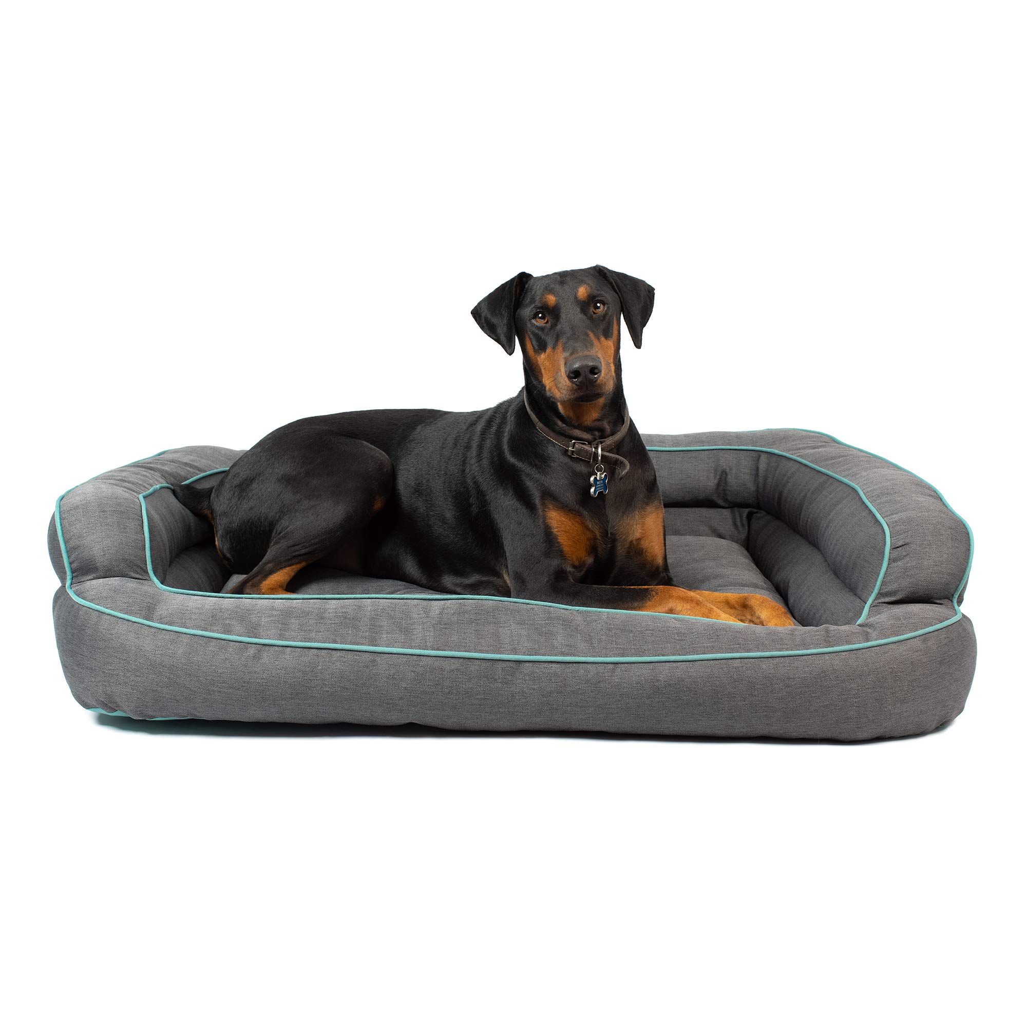 Hyper Pet Supreme Sleep Sofa Orthopedic Dog Bed - HyperFoam & HyperLock Technology for Large Dogs (44